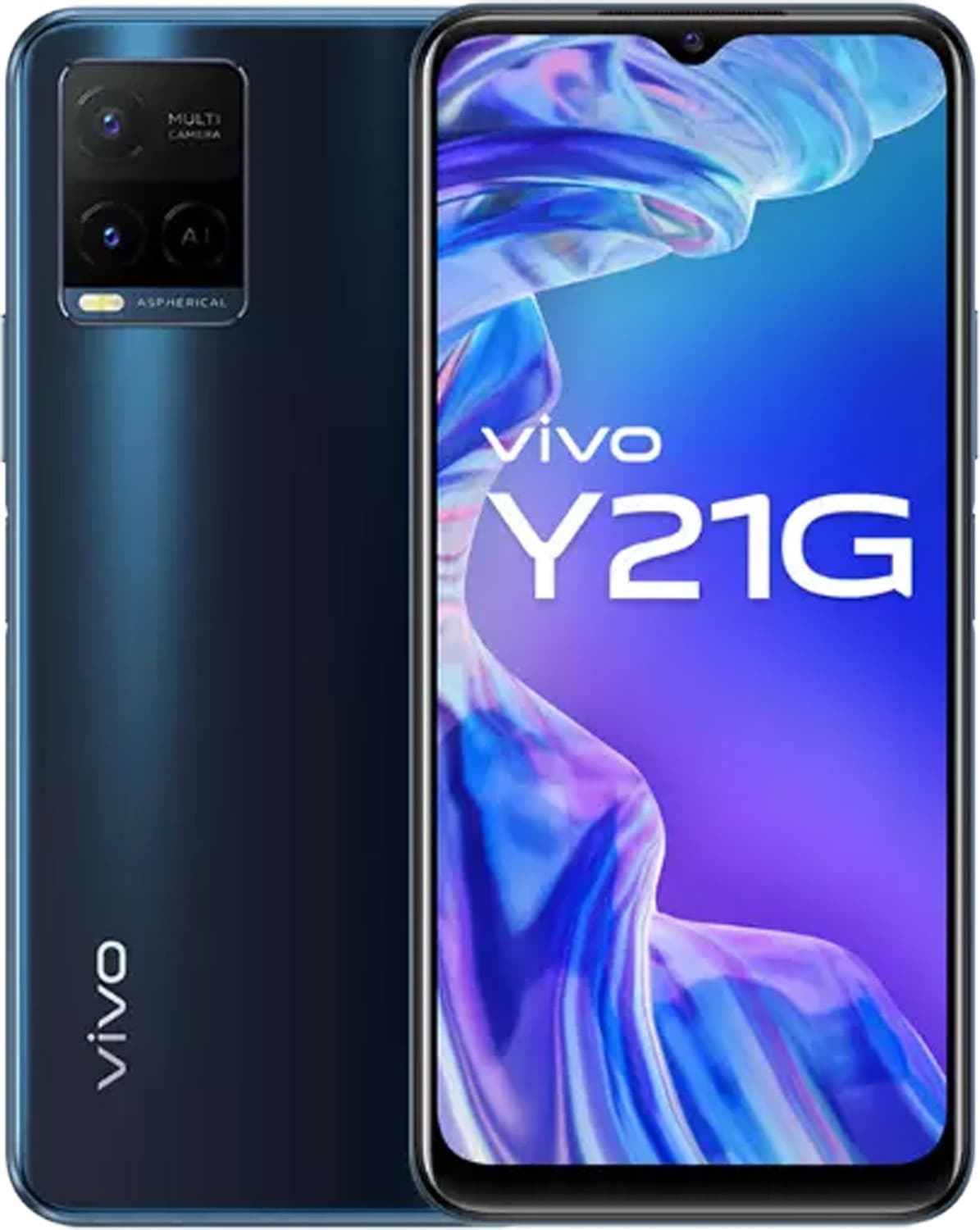 vivo Y21G (Midnight Blue, 64 GB)  (4 GB RAM)