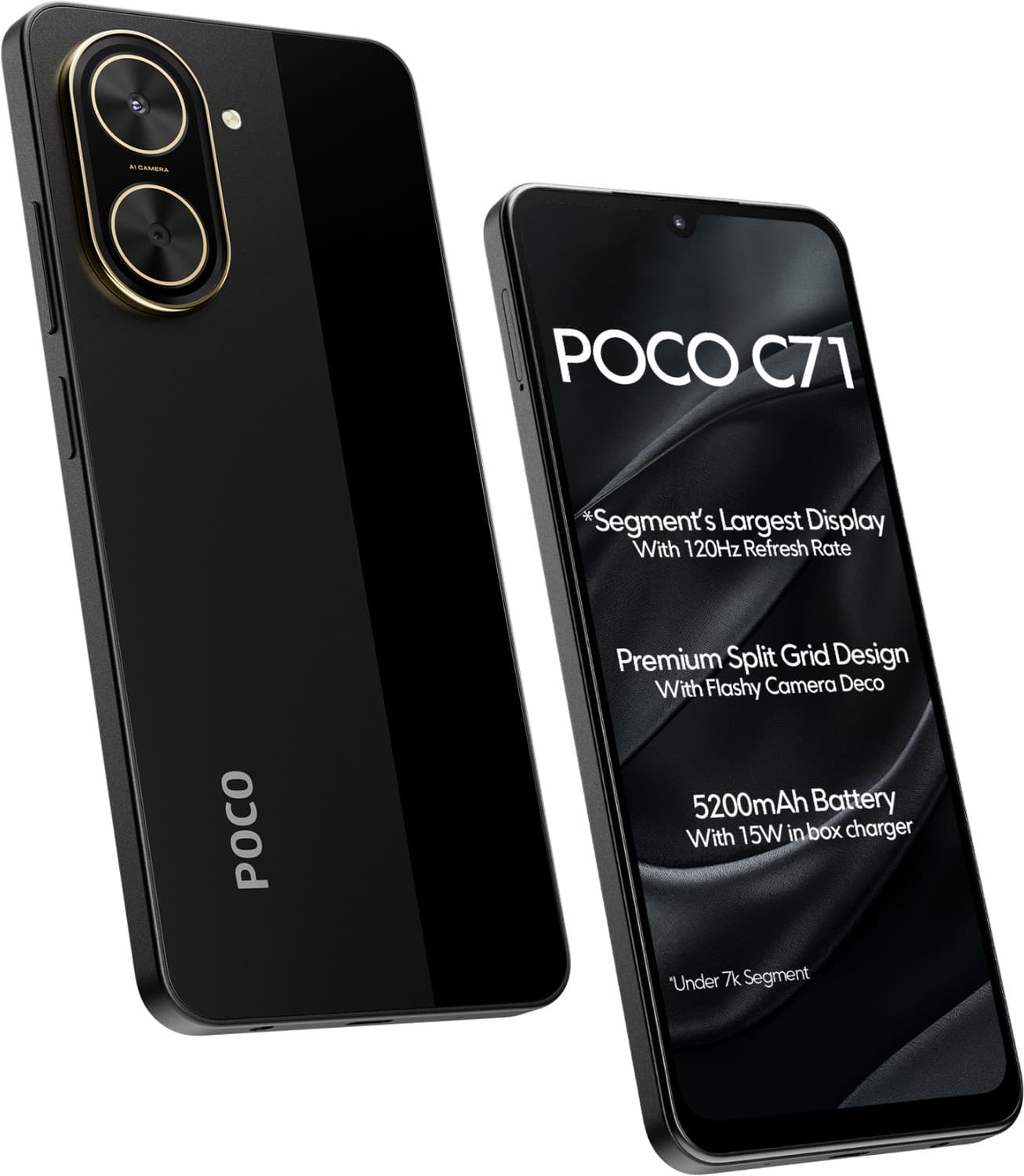 POCO C71 (Power Black, 128 GB)
