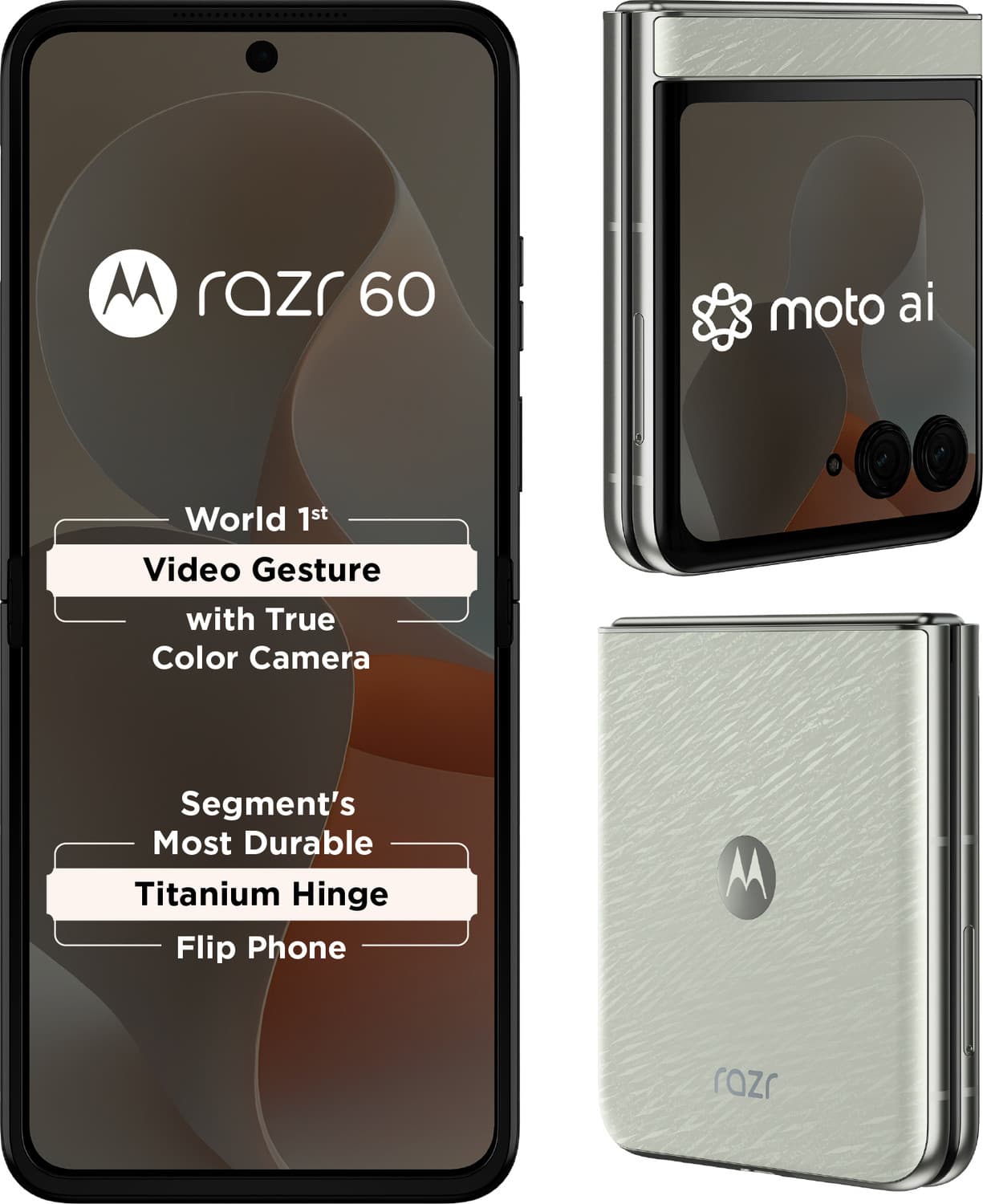 MOTOROLA Razr 60 (PANTONE Lightest Sky, 256 GB)