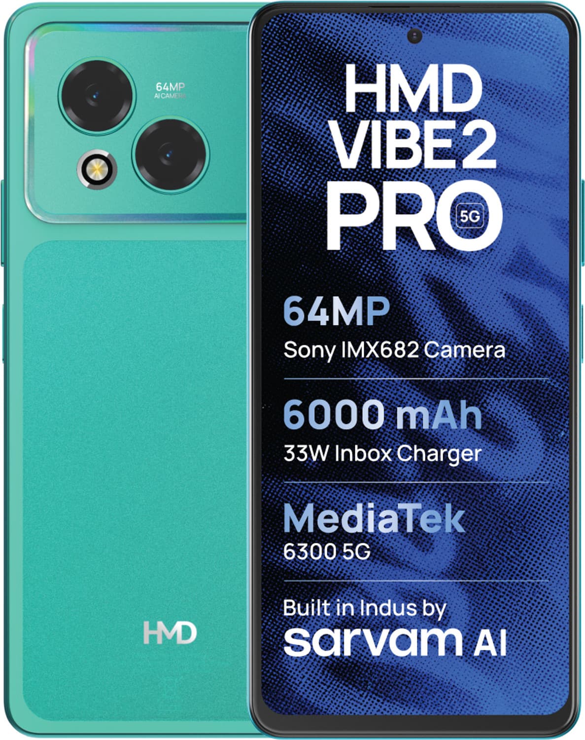 Vibe2 Pro 5G (Aqua Green, 128 GB) (6 GB RAM)