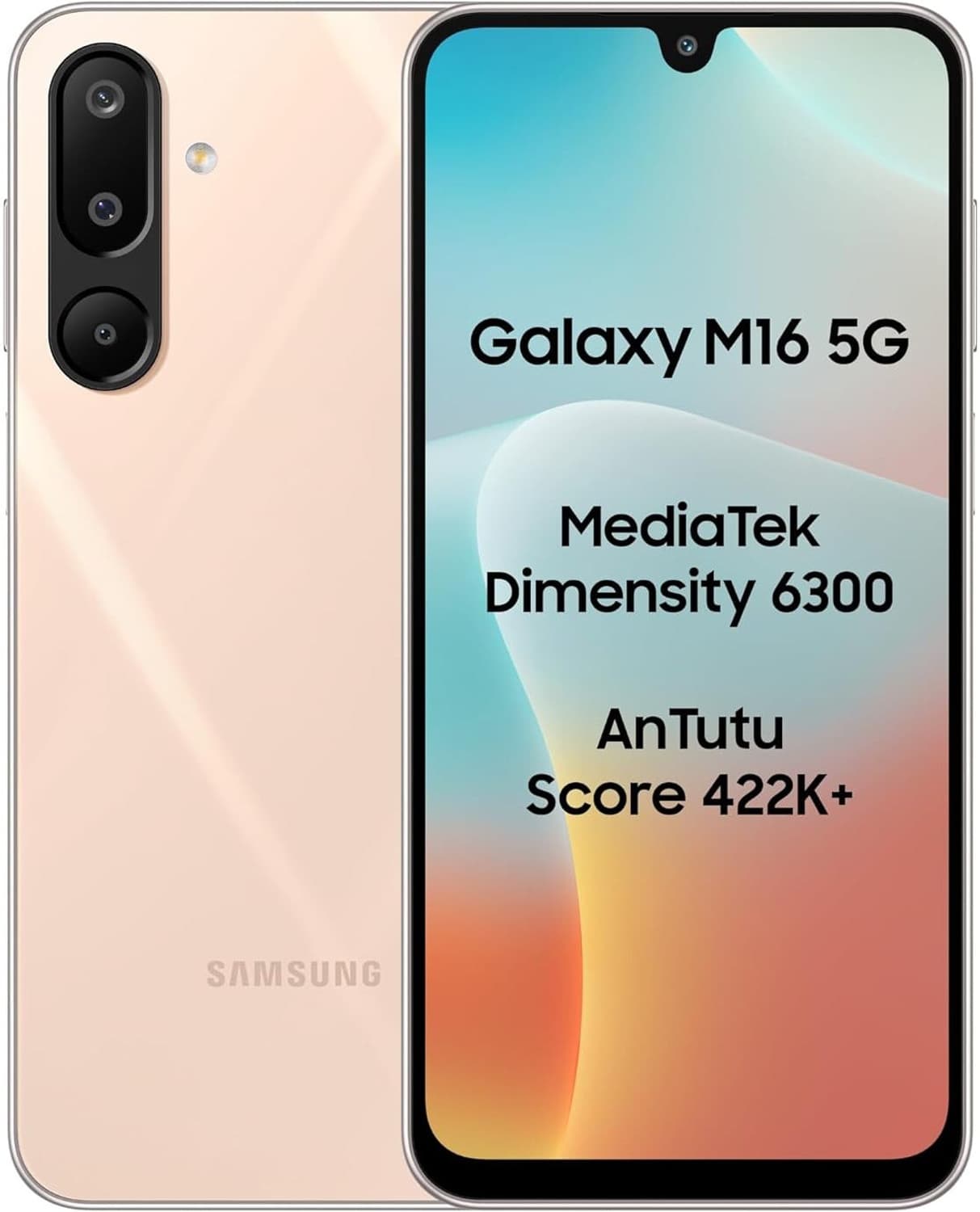 SAMSUNG Galaxy M16 5G (Blush Pink, 128 GB)