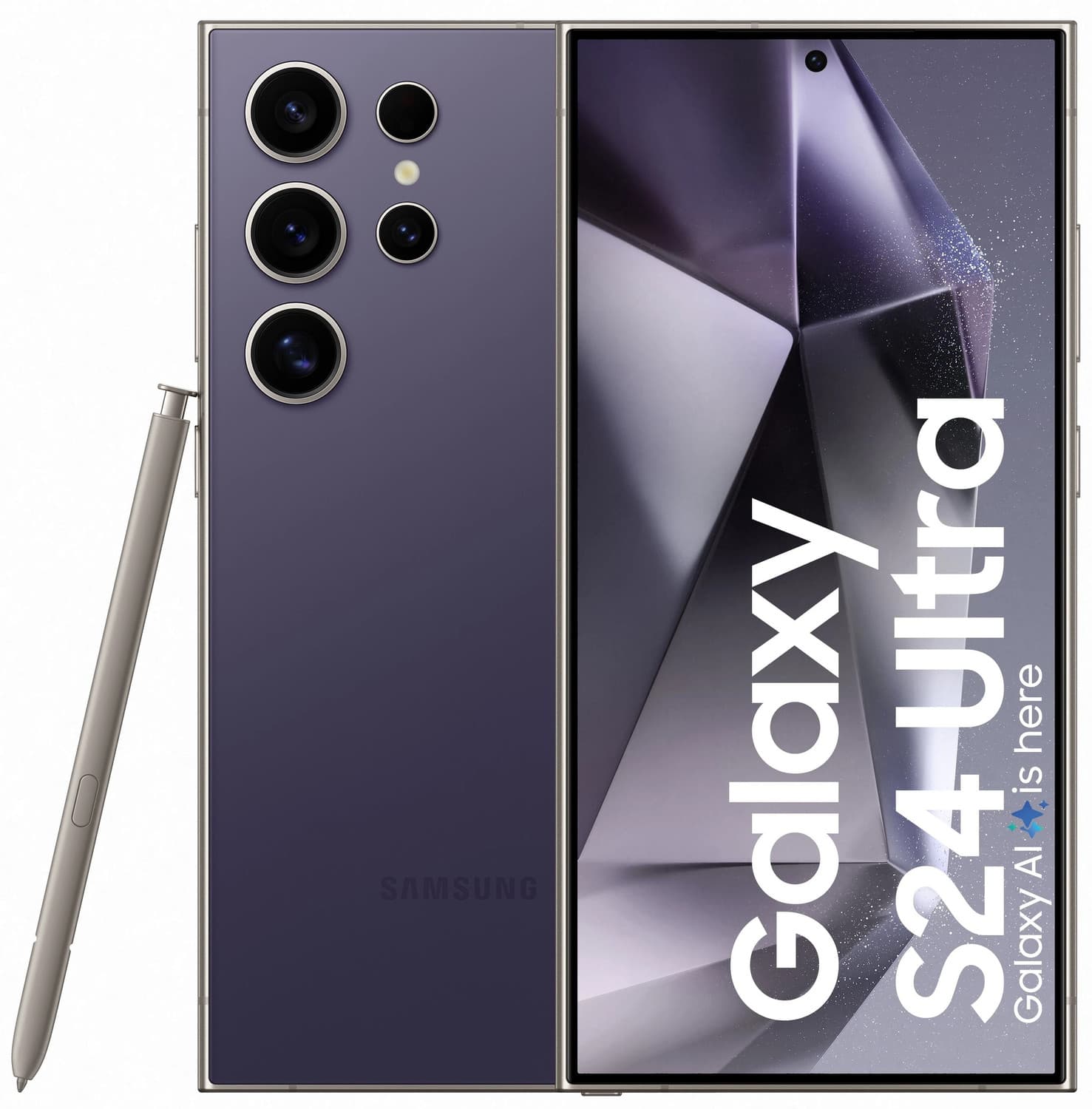 SAMSUNG Galaxy S24 Ultra 5G (Titanium Violet, 512 GB)