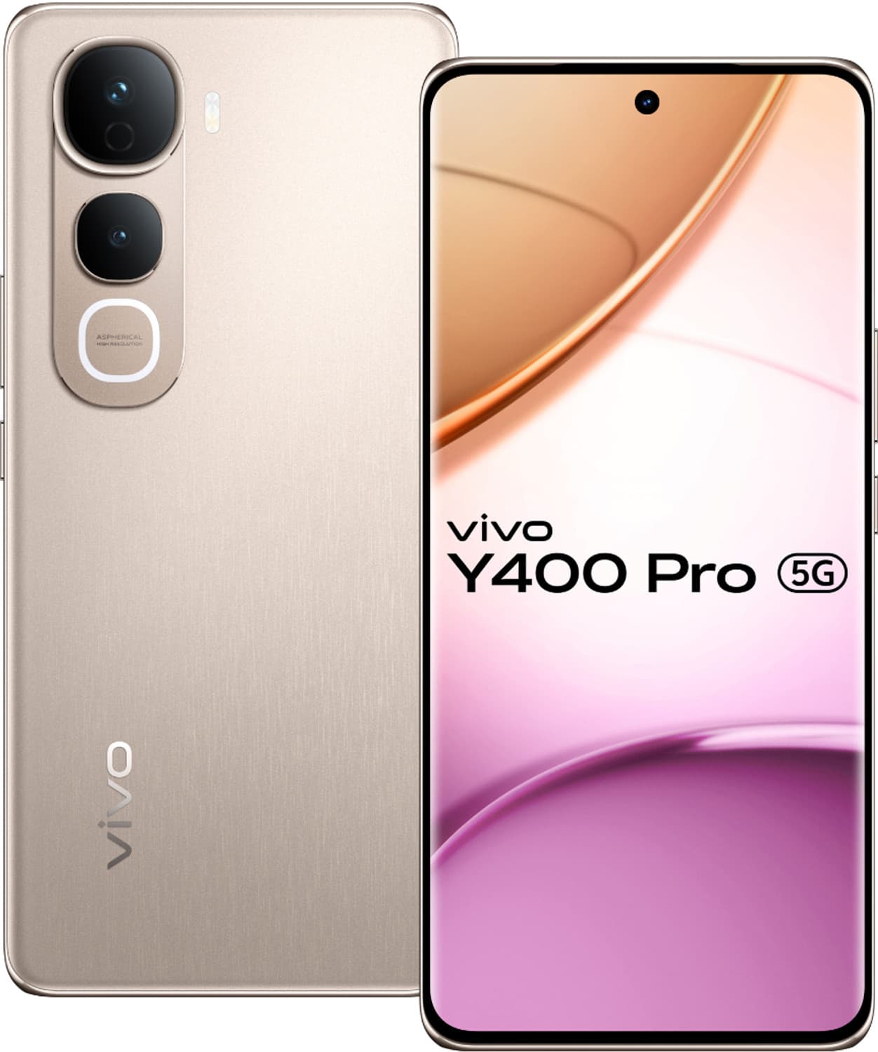 vivo Y400 Pro 5G (Fest Gold, 128 GB)