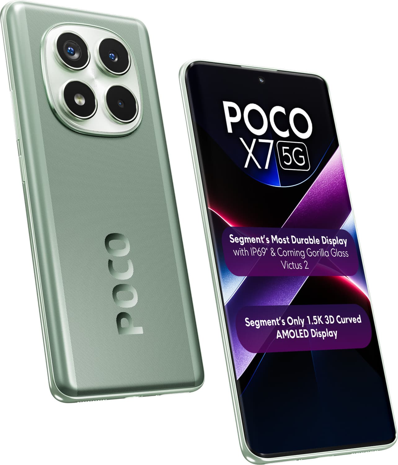POCO X7 5G (Glacier Green, 256 GB)