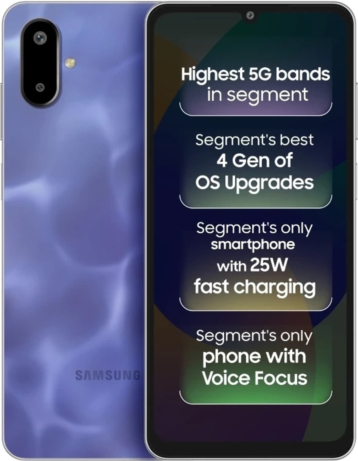 SAMSUNG Galaxy F06 5G (Lit Violet, 64 GB)