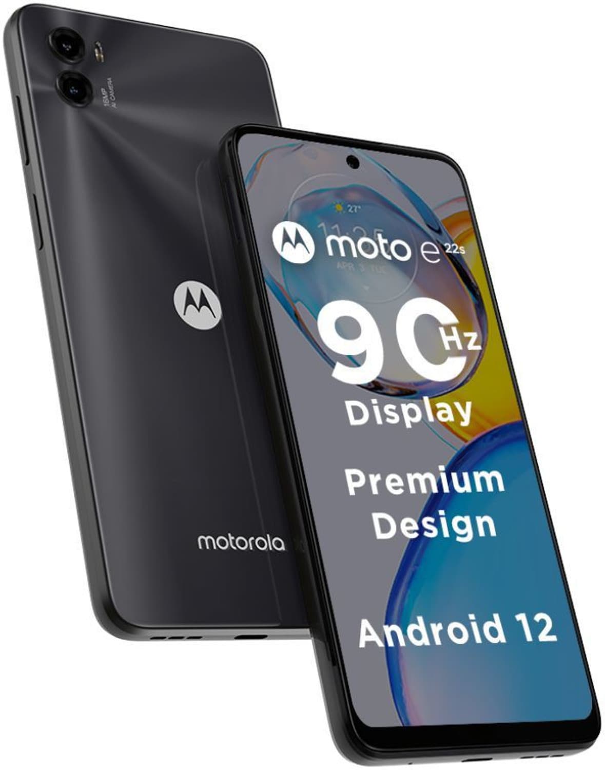 MOTOROLA e22s (Eco Black, 64 GB)
