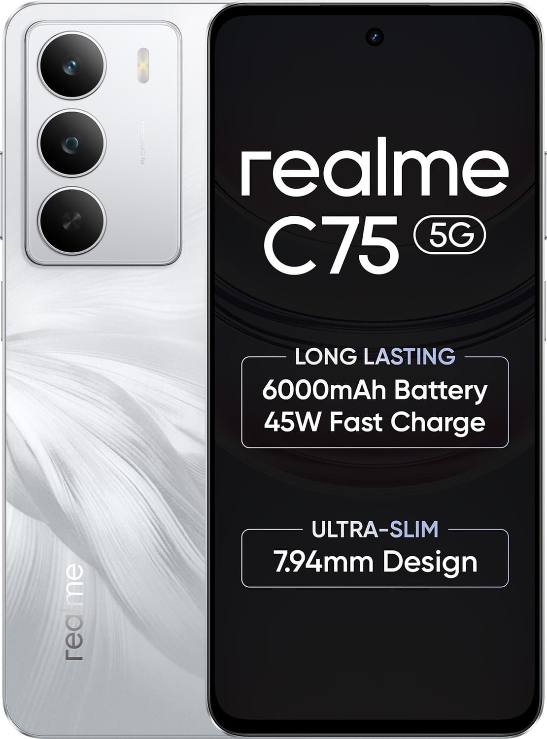 realme C75 5G (Lily White, 128 GB)