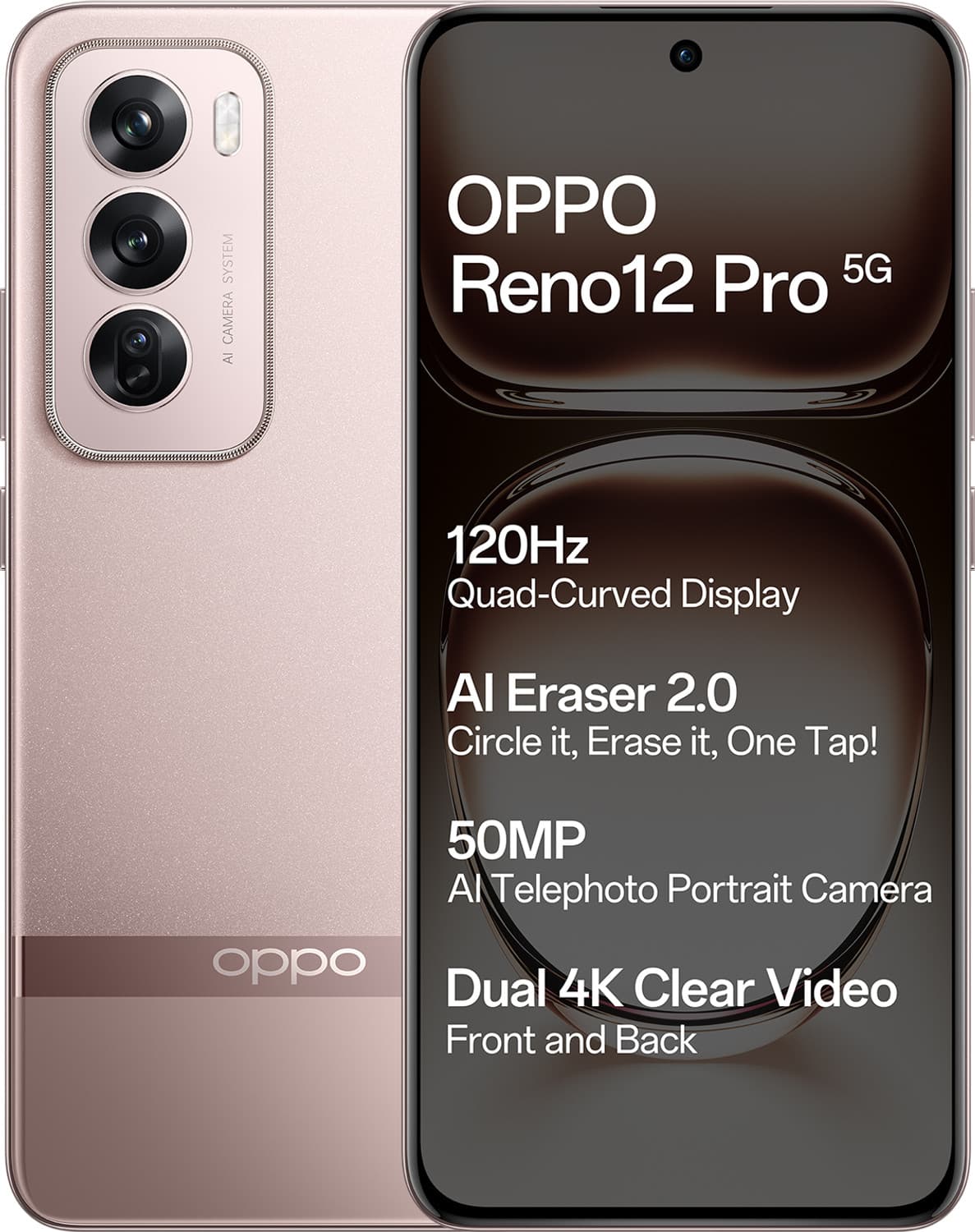 OPPO Reno 12 Pro 5G (Sunset Gold, 512 GB)