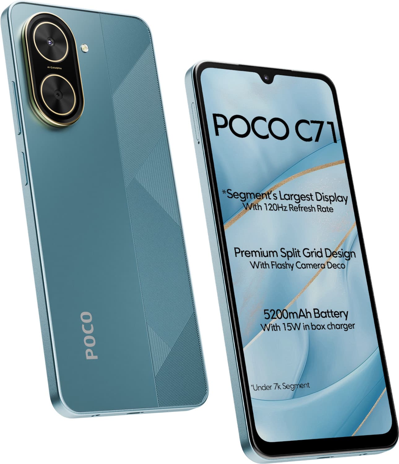 POCO C71 (Cool Blue, 128 GB)