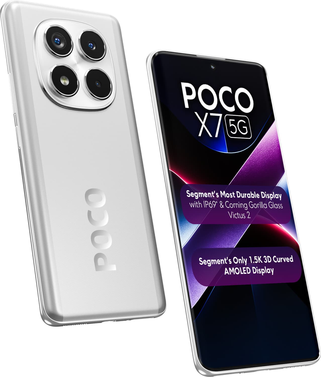 POCO X7 5G (Cosmic Silver, 256 GB)