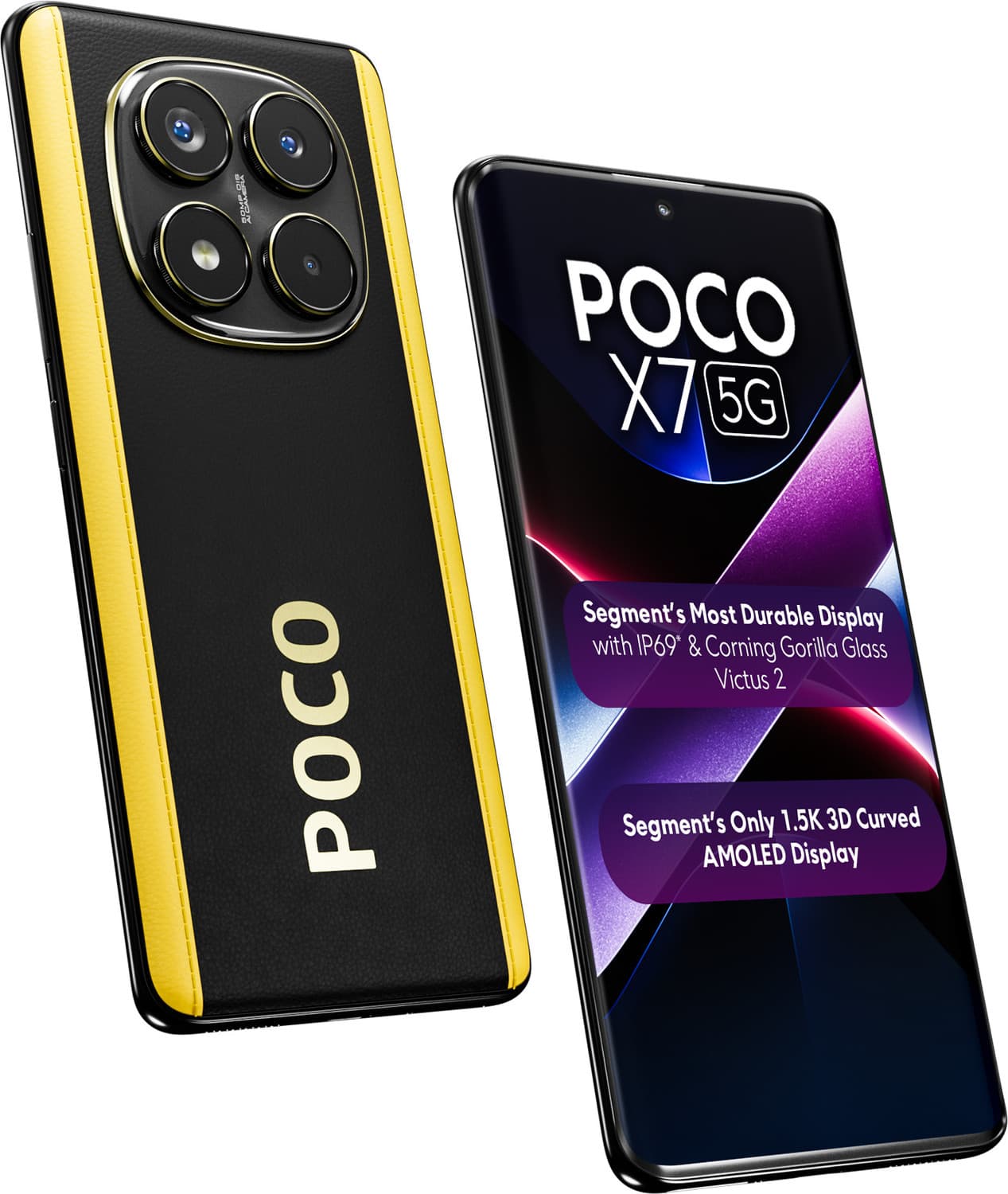 POCO X7 5G (Yellow, 128 GB)