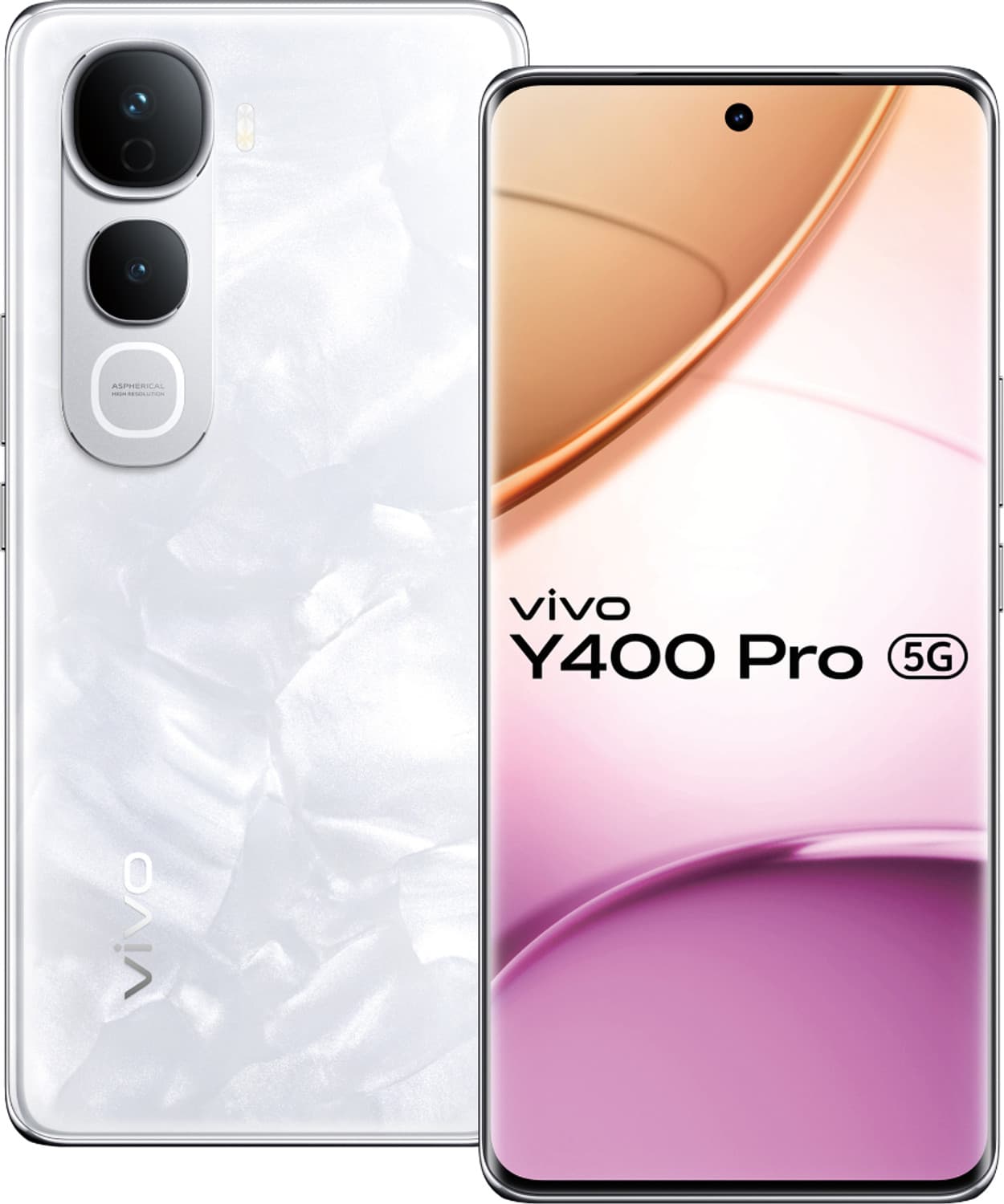 vivo Y400 Pro 5G (Freestyle White, 128 GB)