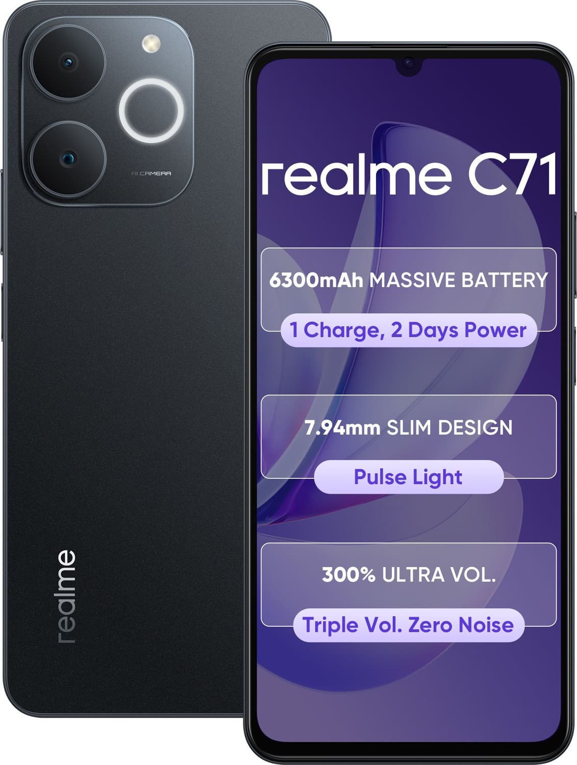C71 (Obsidian Black, 64 GB) (4 GB RAM)