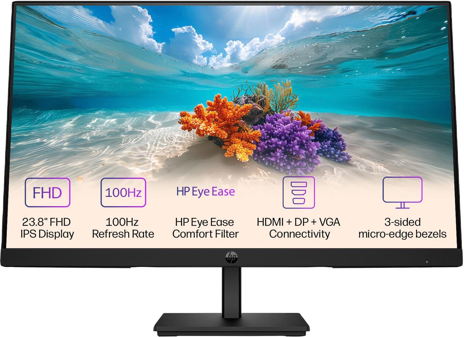hp series 3 pro 60 45 cm 24 inch full hd led backlit ips panel monitor 324pf