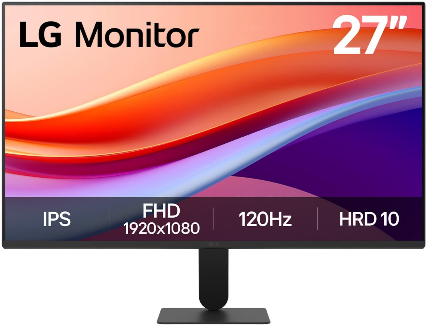 LG 68.58 cm (27 inch) Full HD IPS Panel Monitor (27U411A) (Dynamic Action Sync, Response Time: 1 ms, 120 Hz Refresh Rate)