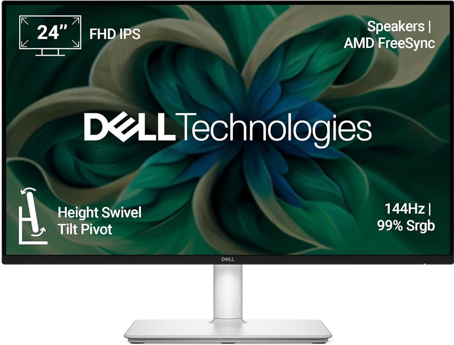 DELL S- SERIES 24 PLUS 60.96 cm (24 inch) Full HD LED Backlit IPS Panel Gaming Monitor (S2425HSM- Contrast 1500:1, 2xHDMI, 6W SpK,TV Rheinland 4-Star ...