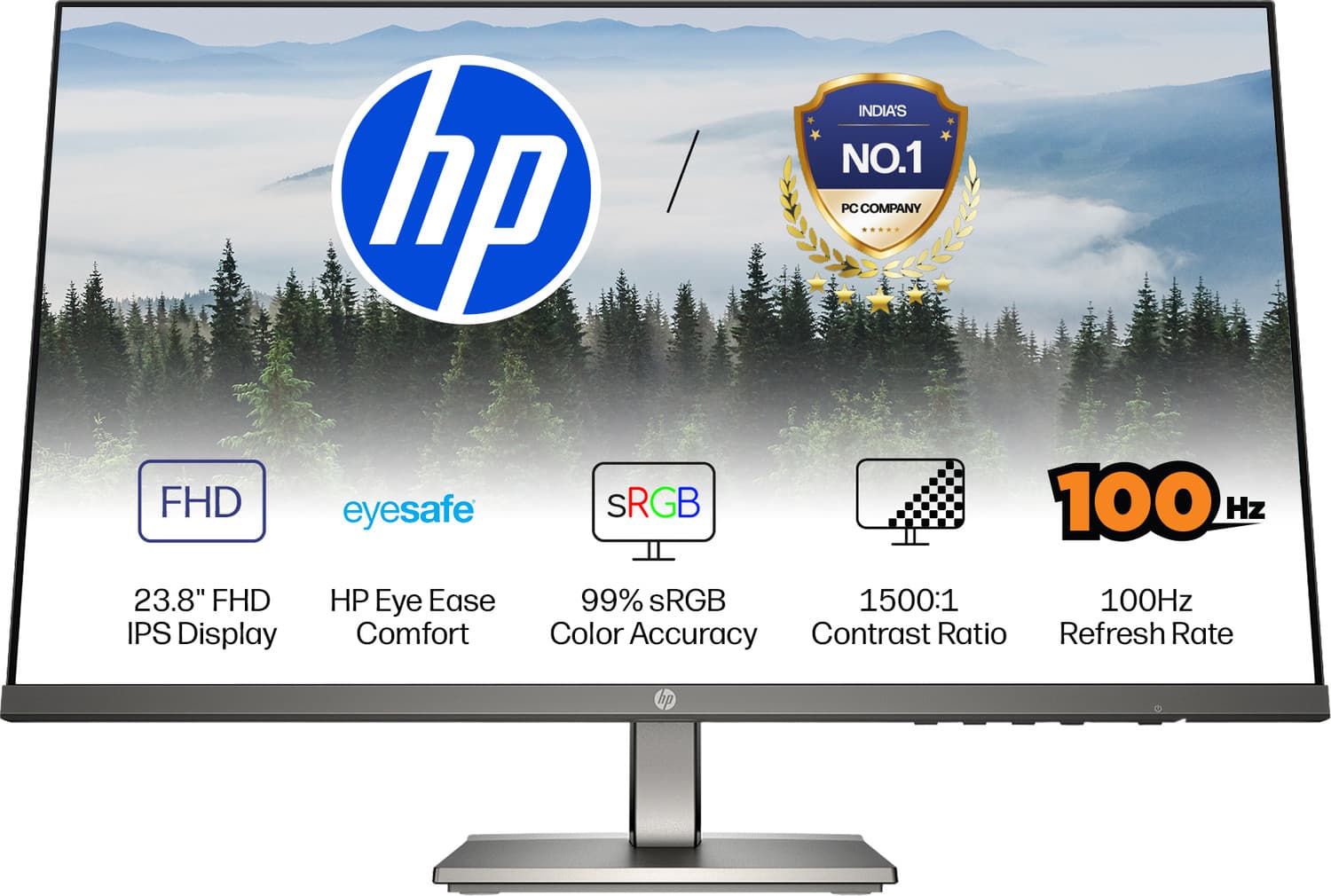 HP Series 5 60.45 cm (24 inch) Full HD IPS Panel Monitor (524da) (Response Time: 5 ms, 100 Hz Refresh Rate)