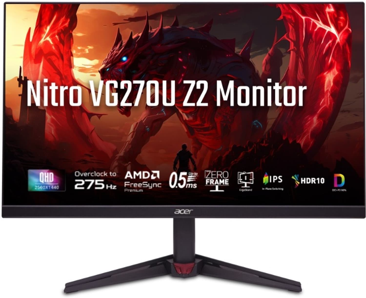 acer nitro vg270u z2 68 58 cm 27 inch quad hd led backlit ips panel gaming monitor nitro z2