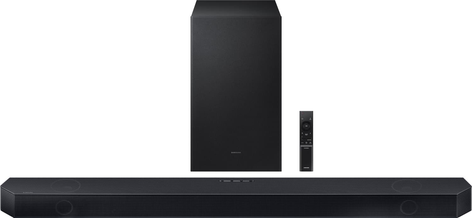 Samsung HW-Q600H/XL 320W 3.1.2ch Dolby Audio Soundbar 320 W Bluetooth Home Audio Speaker (Titan Black, 3.1.2 Channel)