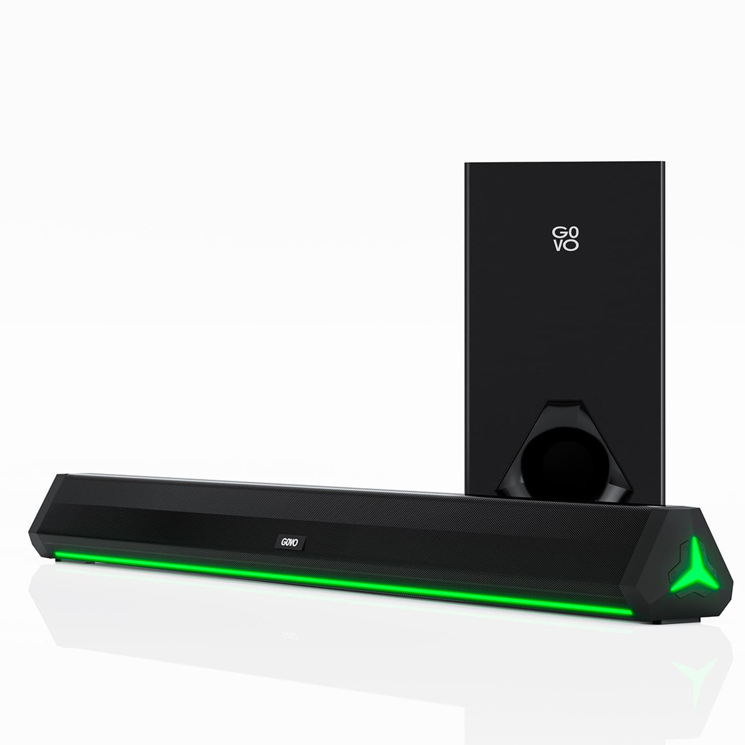 GOVO GOSURROUND 930 | 250W Bluetooth Soundbar| 2.1 Channel with 6.5'' Wired Subwoofer 250 W Bluetooth Soundbar