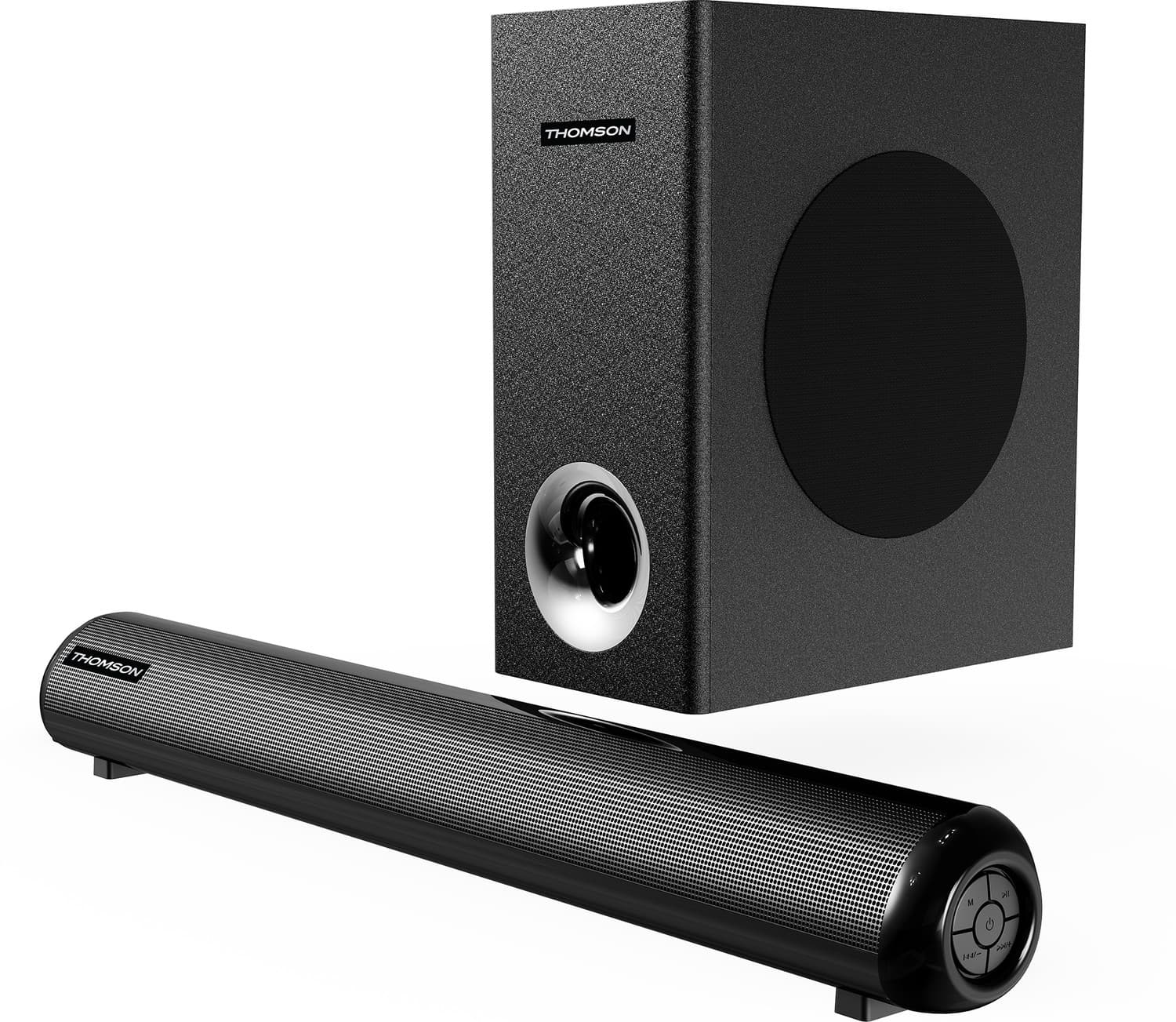 Thomson AlphaBeat120 Soundbar, 120W, Virtual 3D Sound, multi-input, EQ modes, BT v5.1 120 W Bluetooth Soundbar