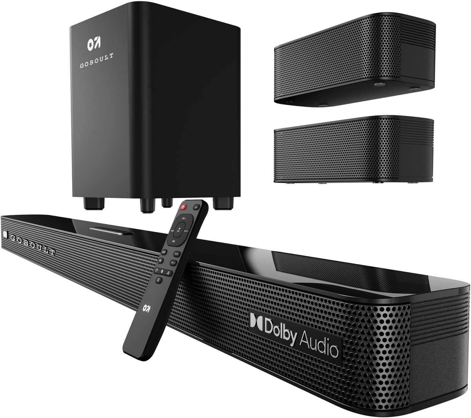 Boult Bassbox X625 Dolby Digital, 625W Power, 5.1 Channel, Dedicated DSP, 3 EQ mode 625 W Bluetooth Soundbar