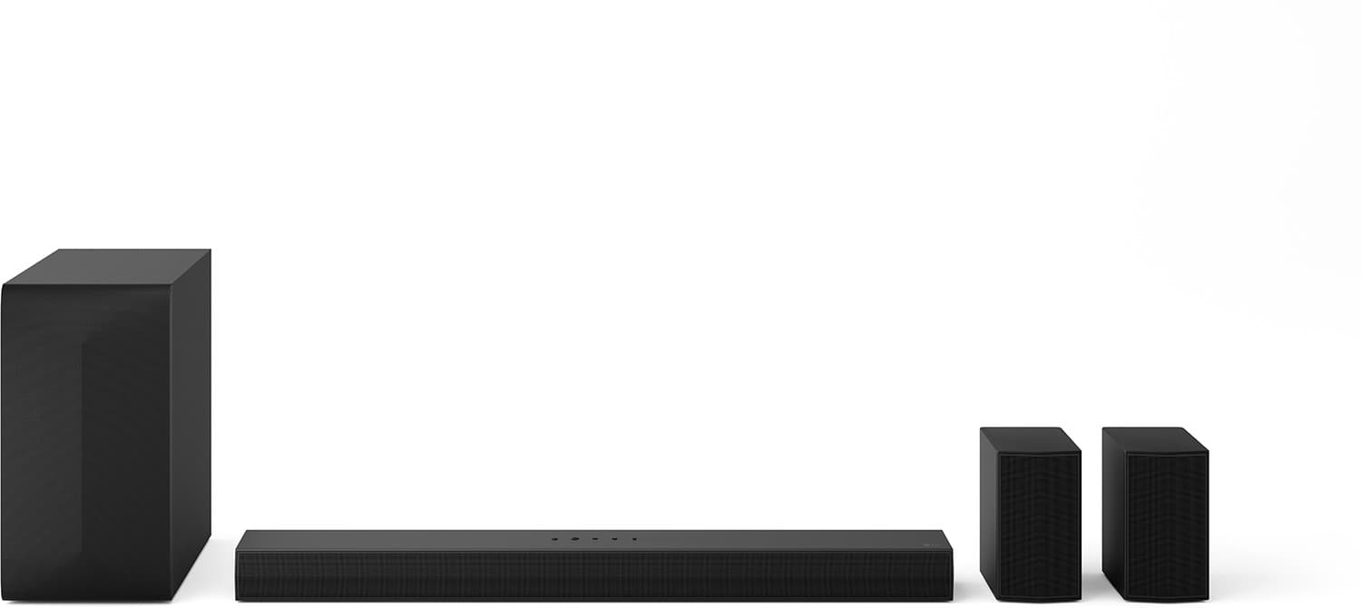 LG S65TR 600W, 5.1 Ch. Dolby Digital, Powerful Surround Sound Wireless Rear Speaker 600 W Bluetooth Soundbar