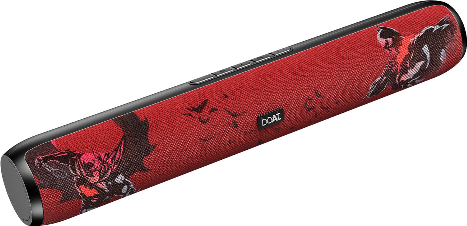 boAt Aavante Bar 590 Batman Edition w/ Dual Passive Radiators & 7 HRS Playback 25 W Bluetooth Soundbar