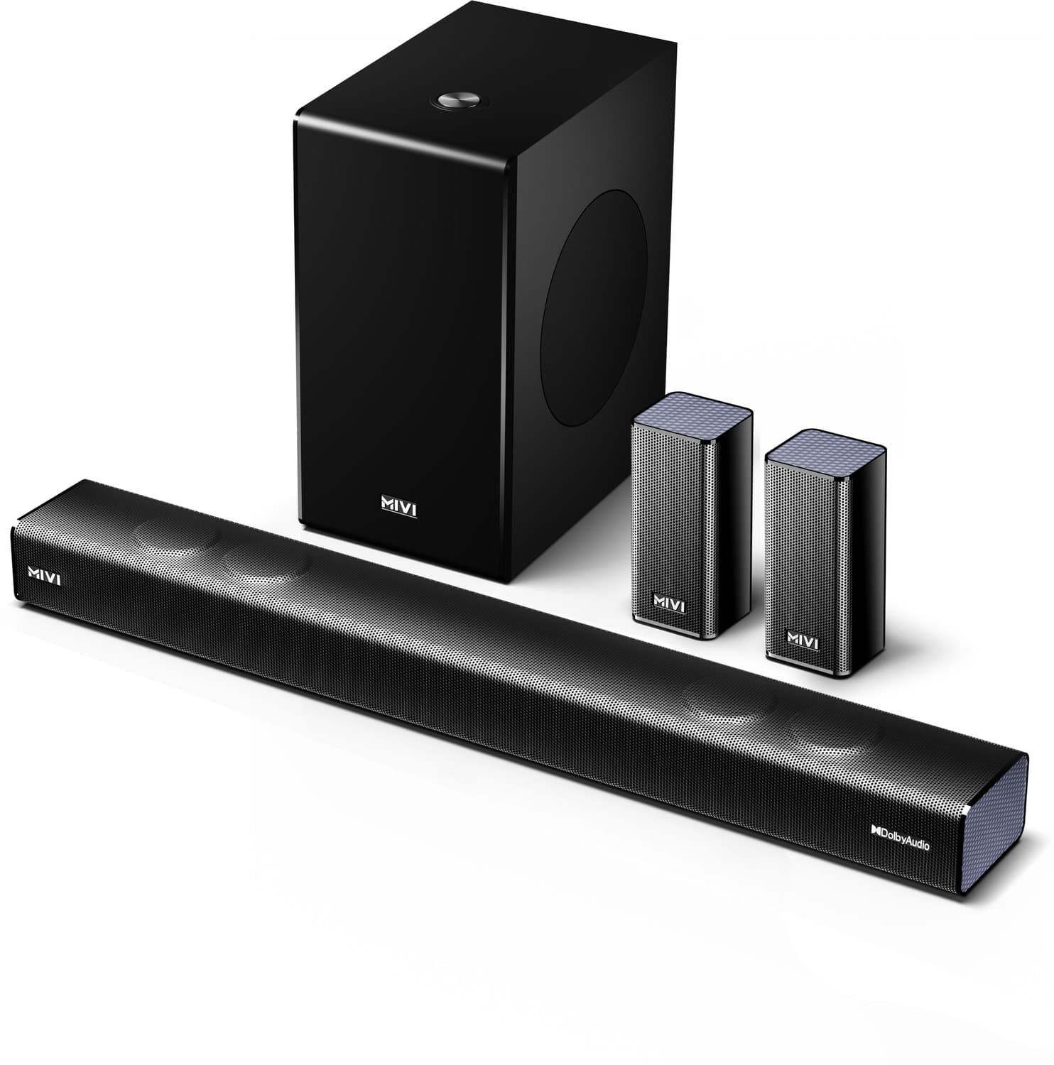 Mivi Fort S660 Soundbar With Dolby Audio, 2 Satellite Speakers, 660W Surround Sound 660 W Bluetooth Soundbar