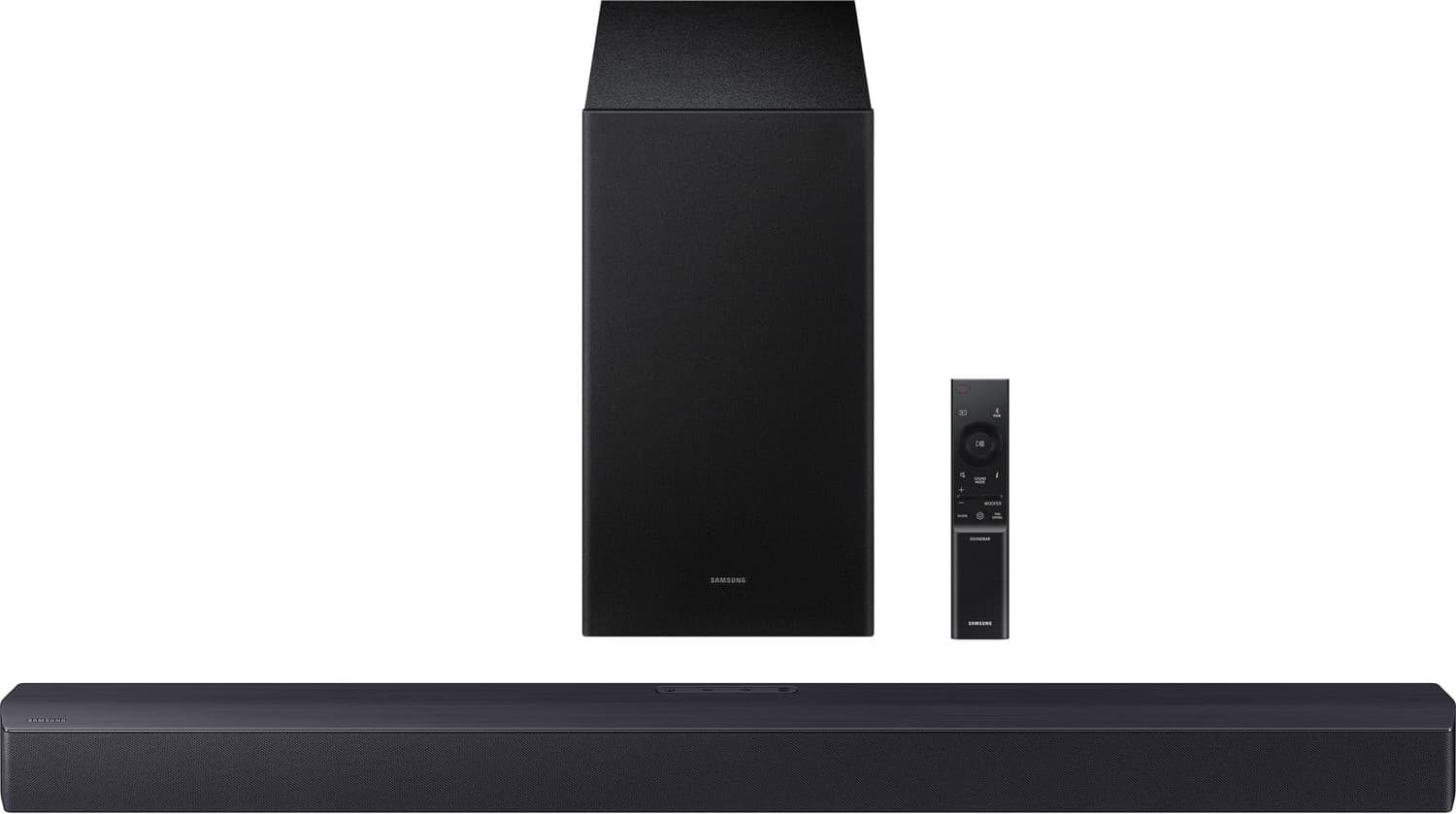 Samsung 300 W Dolby Audio Wireless 2.1ch Soundbar 300 W Bluetooth Soundbar (Black, 2.1 Channel)