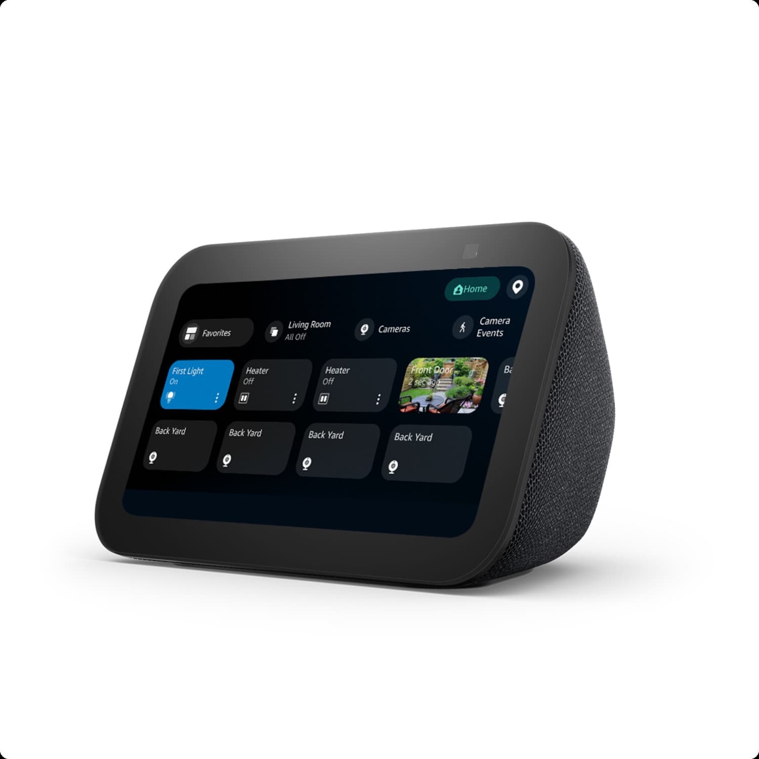 Alexa Echo Show 5 | Smart display with Alexa, 2x bass & camera for home monitoring with Alexa Assistant Smart Speaker