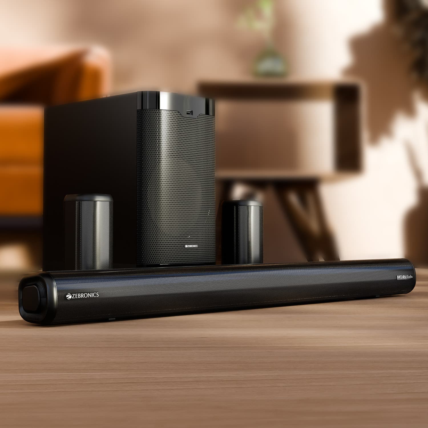 ZEBRONICS ZEB-Juke Bar 9400 Pro Dolby 525 W Bluetooth Soundbar  (Black, 5.1 Channel)