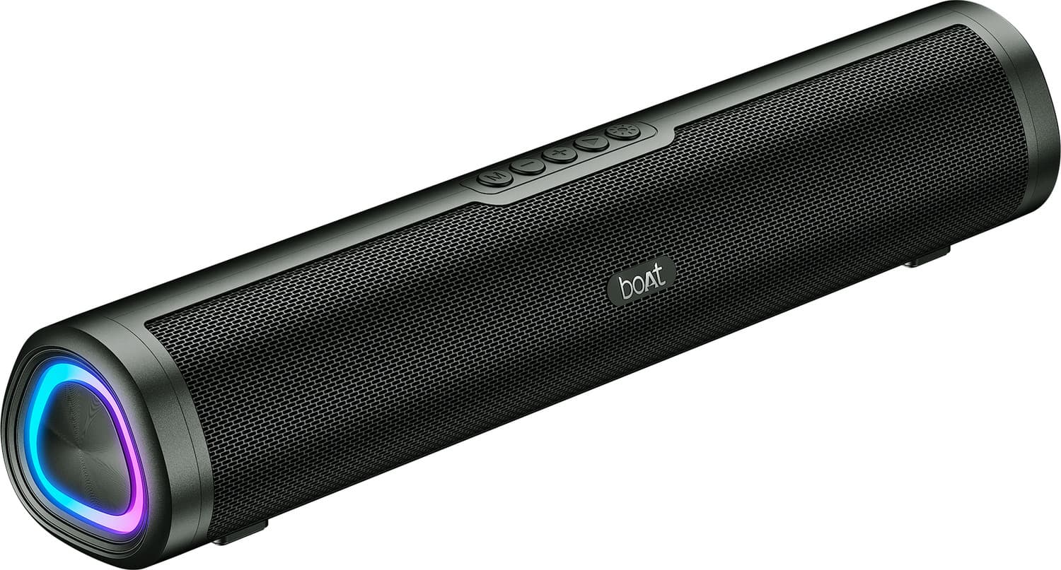 boAt Aavante 2.0 150, RGB LEDs, 5 Hrs Battery, TWS Feature 16 W Bluetooth Soundbar