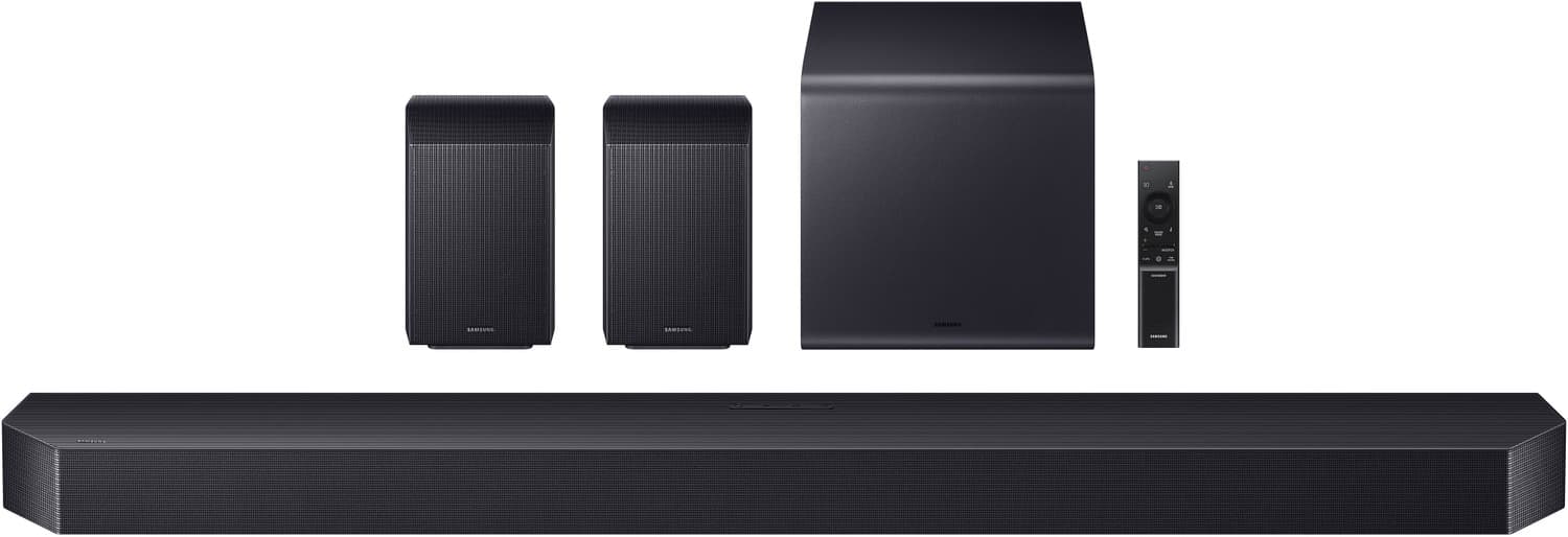 Samsung HW-Q990F/XL Dolby Atmos 11.1.4 Soundbar, Wi-Fi, Alexa, Titan Black 756 W Bluetooth Home Audio Speaker (Titan Black, 11.1.4 Channel)