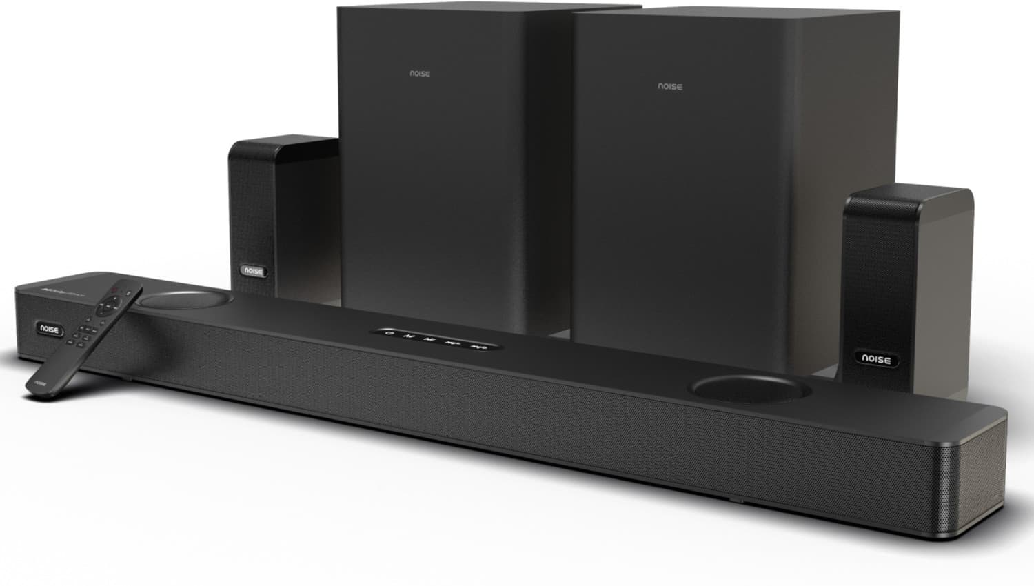 Noise Homestage 5.2.4 700W Dolby Atmos 700 W Bluetooth Soundbar (Black, 5.2.4 Channel)