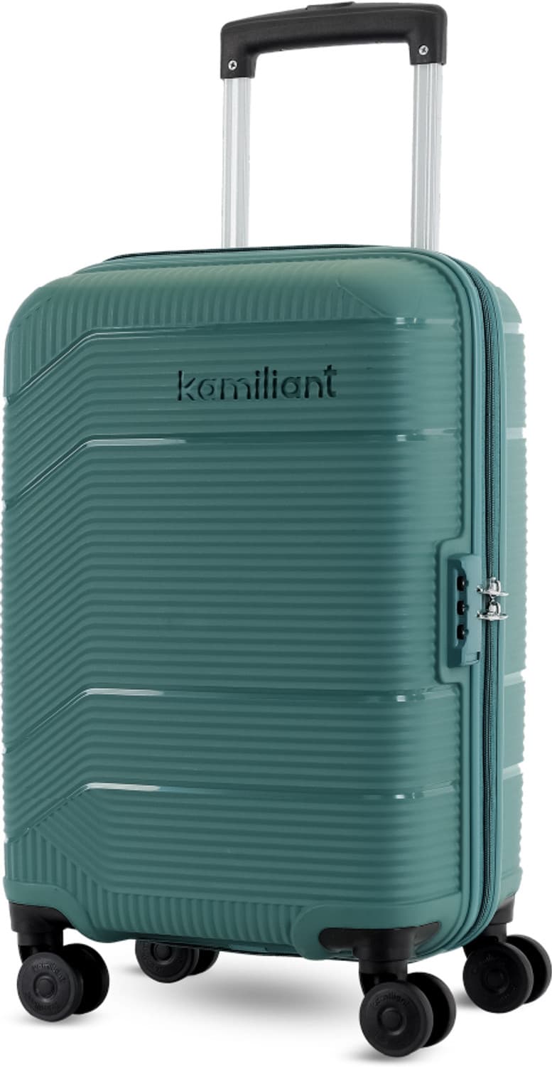 Small Cabin Suitcase (55 cm) 8 Wheels - ARMOR - Dark Green