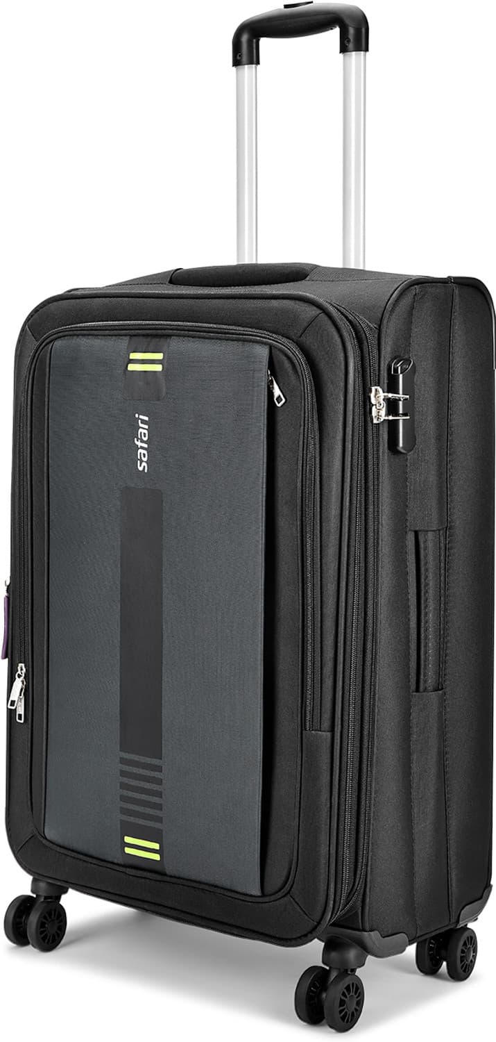Medium Check-in Suitcase (69 cm) 8 Wheels - GAMMA NEO 65 4W BLACK - Black