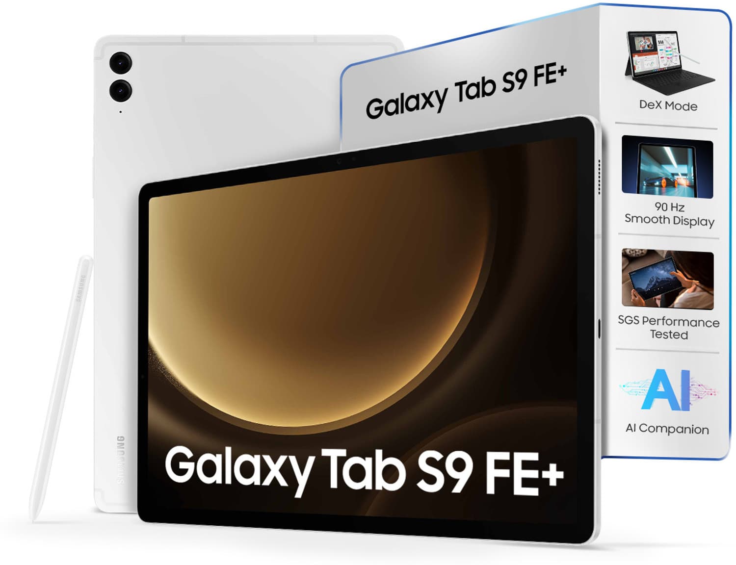 SAMSUNG Galaxy Tab S9 FE+ 8.0 GB RAM 128 GB ROM 12.4 Inch with Wi-Fi Only Tablet (Silver)