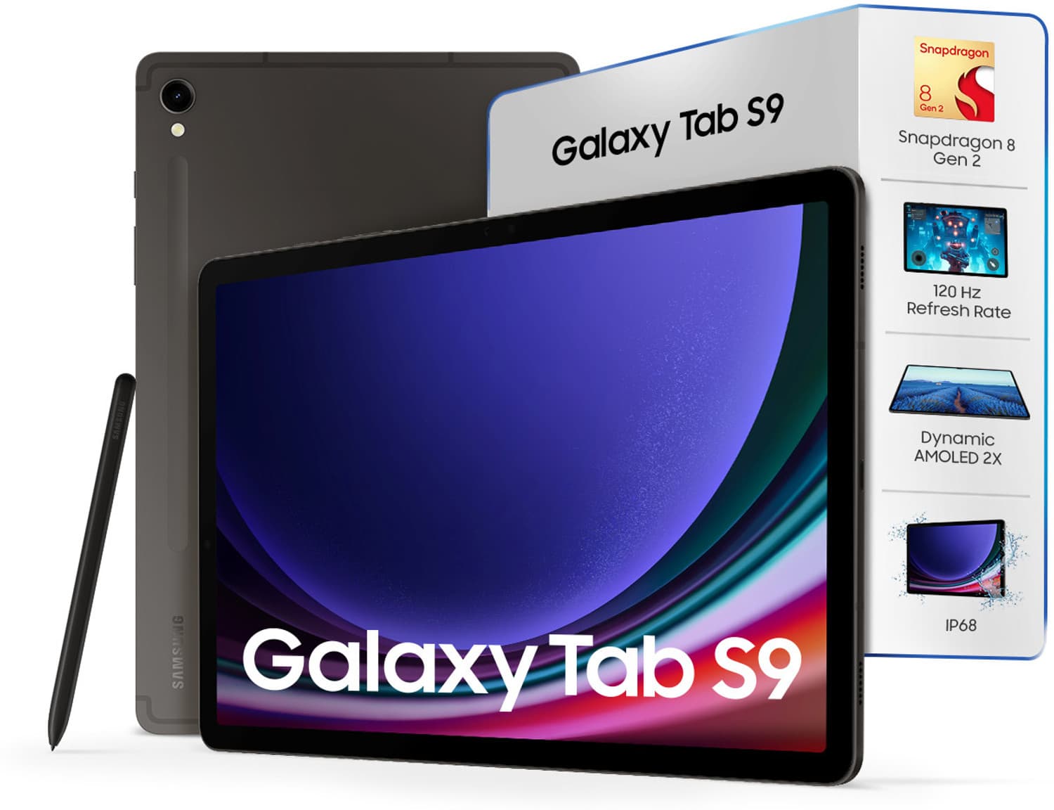 SAMSUNG Galaxy Tab S9 8 GB RAM 128 GB ROM 11.0 Inch with Wi-Fi+5G Tablet (Gray)