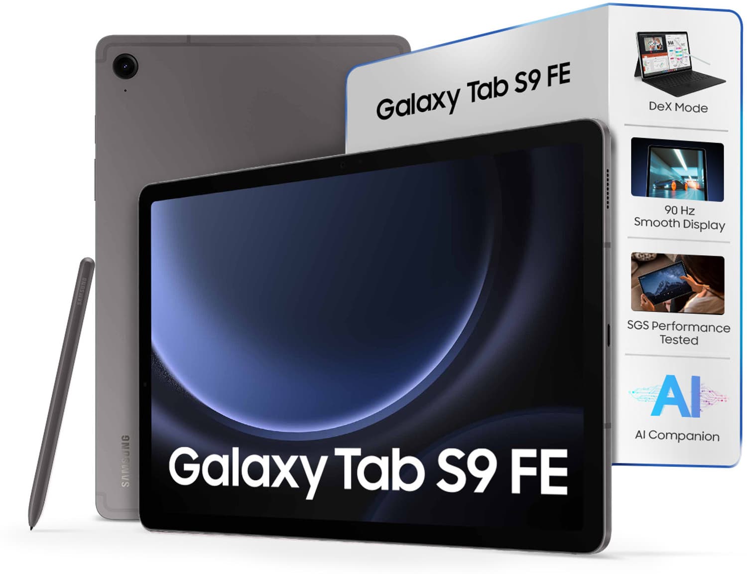 SAMSUNG Galaxy Tab S9 FE 6 GB RAM 128 GB ROM 10.9 inch with Wi-Fi+5G Tablet (Gray)
