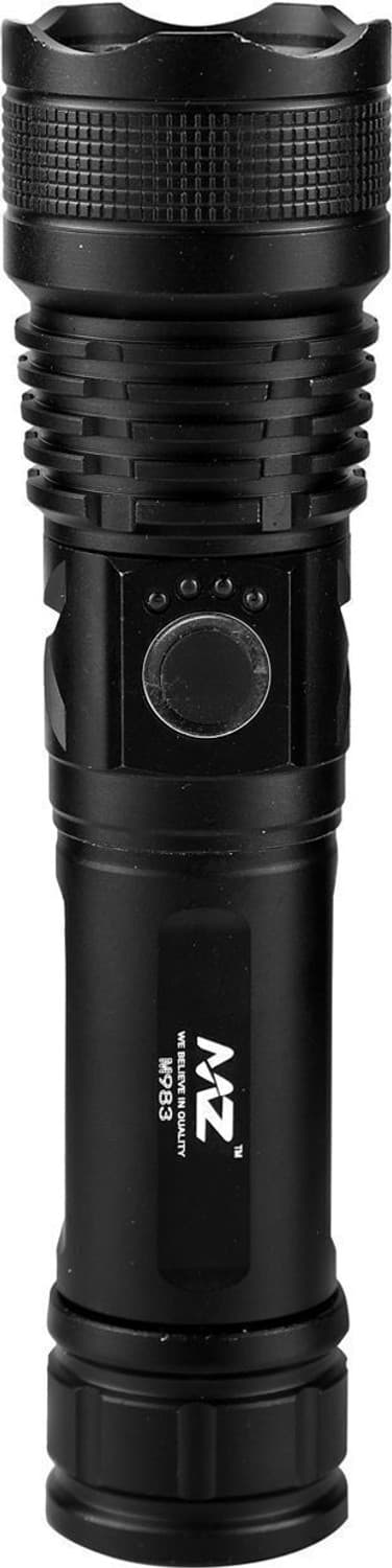 MZ M983 (ZOOMABLE METAL TORCH)5 Modes Flashlight, Super Bright 100W Light Torch