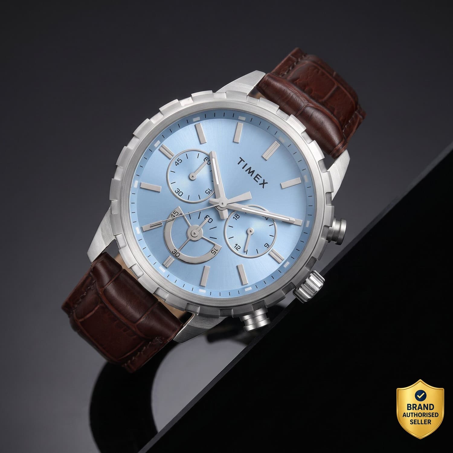 Chronograph, Blue Round Dial Analog Watch - For Men TWEG39500