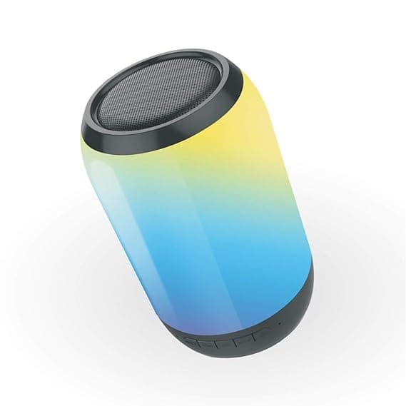 Candytech Wireless Portable Bluetooth Speaker with Led Mood Lamp, USB, SD Card and Mic (Color May Vary) Speakers