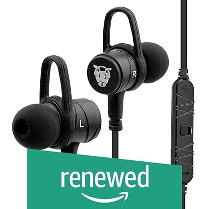(Renewed) Ant Audio H56 Bluetooth Metal in Ear Stereo Bass Headphone (Black) Headphones