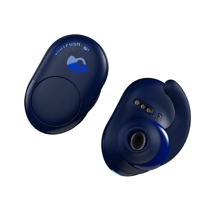 Skullcandy Push True Wireless Bluetooth in-Ear Headphones with Microphone - Indigo/Blue In-Ear
