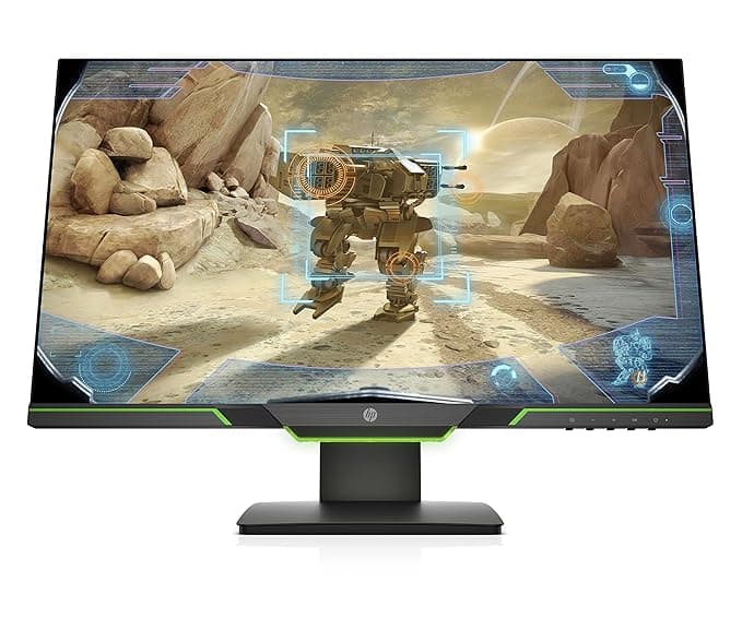 HP 24.5 inch(62.23 cm) Borderless Full HD Gaming Monitor - AMD FreeSync, 1 ms Response Time, 144 Hz Refresh Rate, TN Panel with HDMI, VGA Ports - HP 2