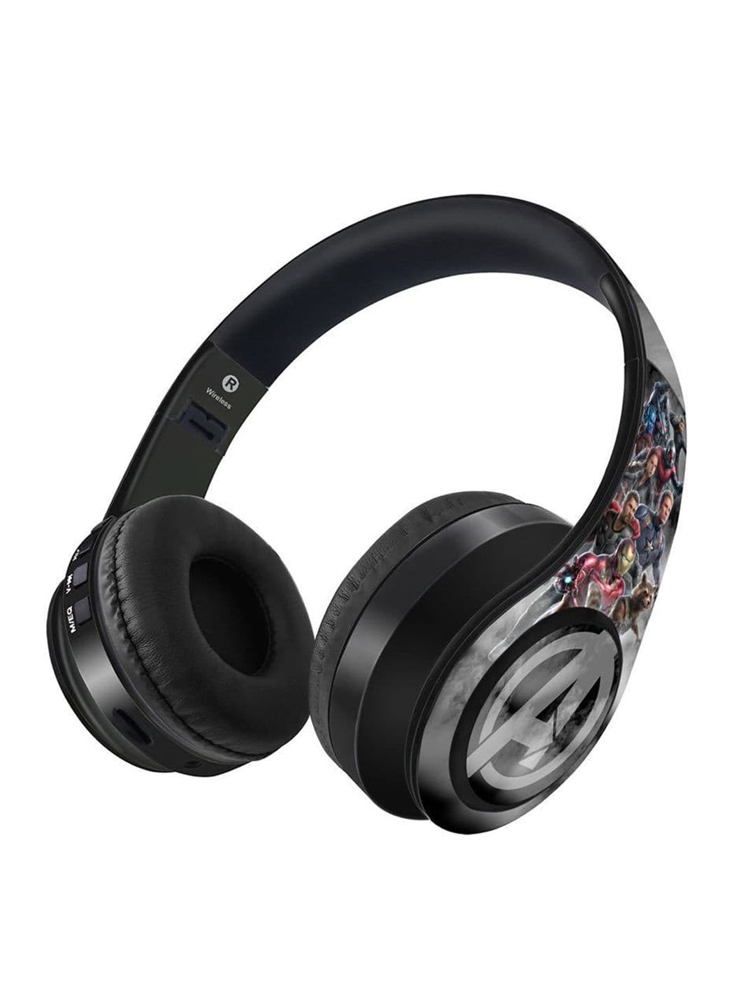 YK Kids Black Endgame Greyhound Decibel Wireless On Ear Headphones