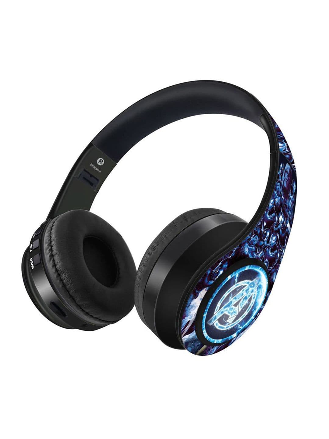 YK Kids Blue Avengers Endgame Hurricane Decibel Wireless On Ear Headphones