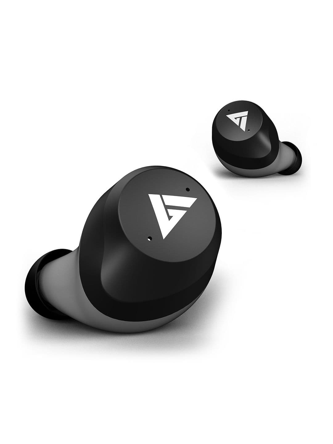 BOULT AUDIO Black AirBass TrueBuds True Wireless with Touch Controls & IPX7 Waterproof