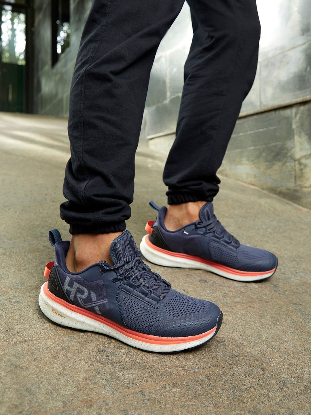 HRX by Hrithik Roshan Men Navy Blue Propulsion Running Shoes